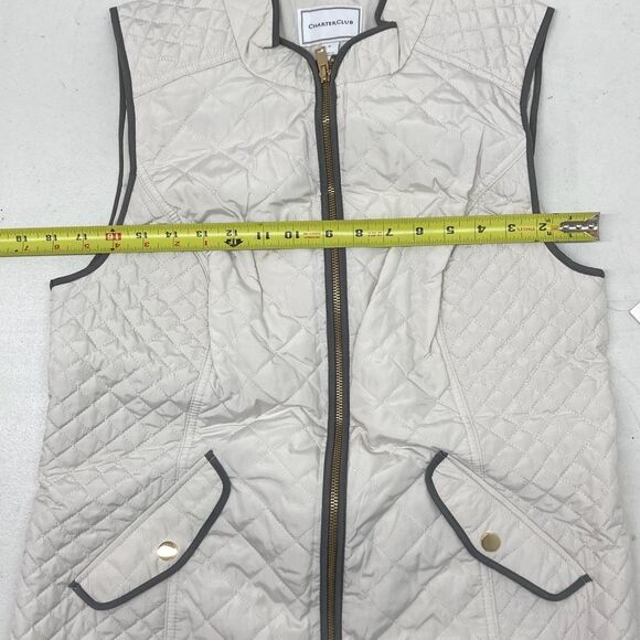 Charter Club Quilted Stand-Collar Vest - Picture 7 of 7